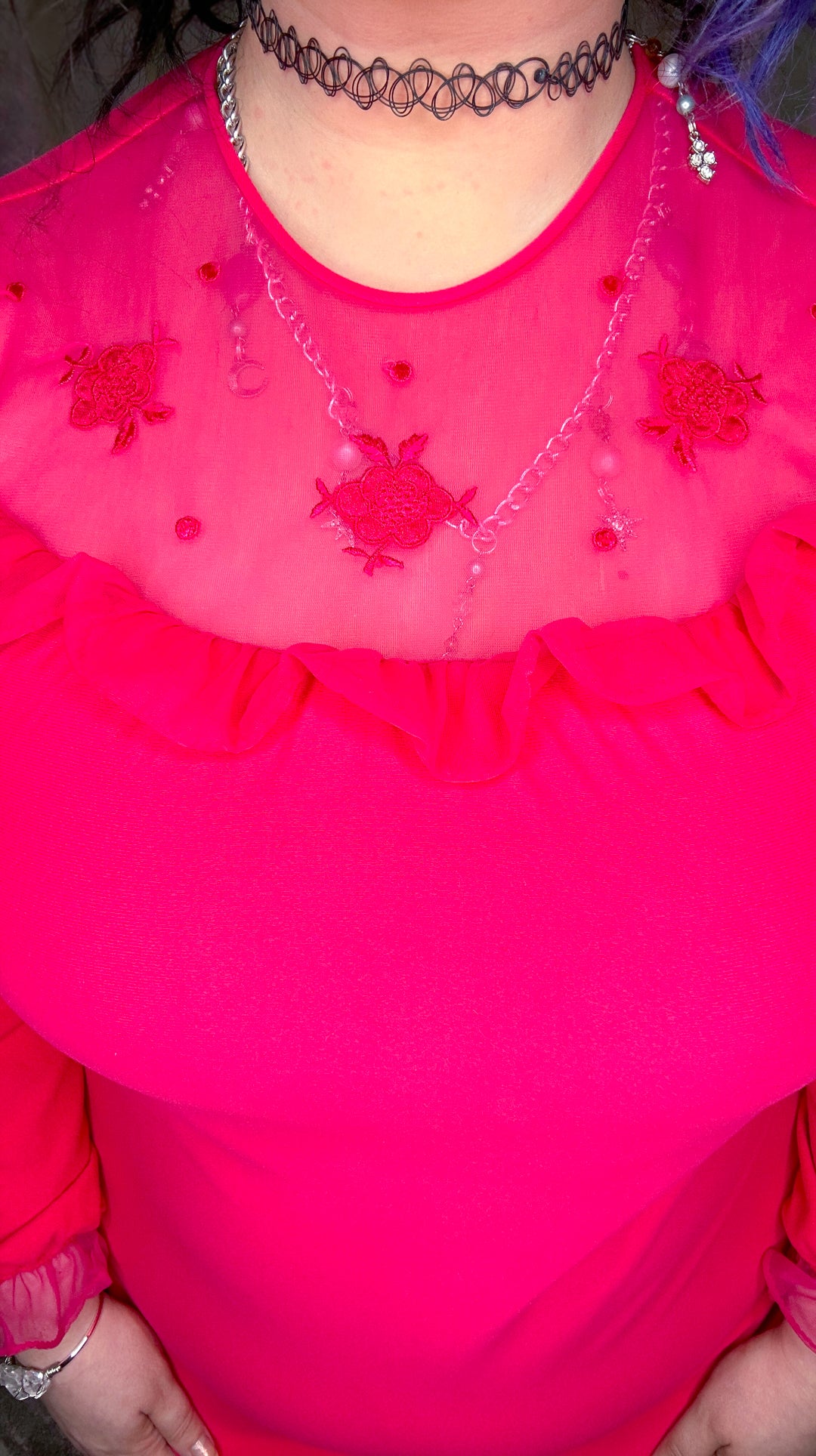 hella magenta dress