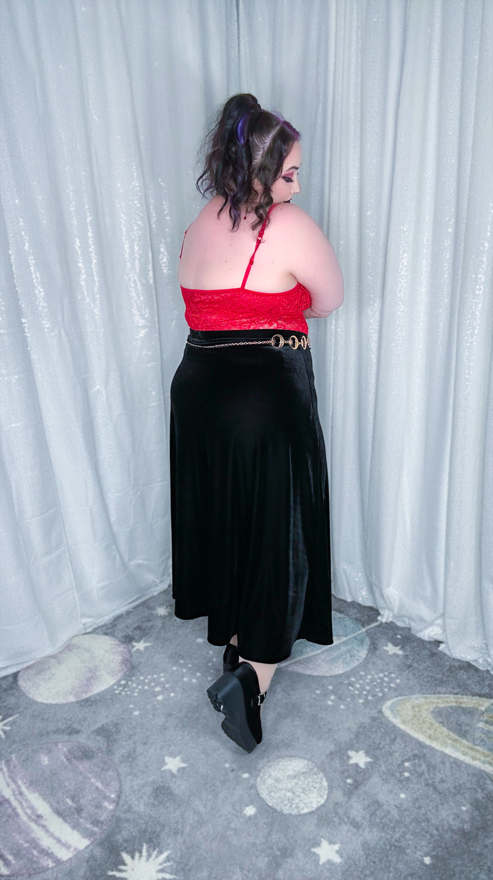 scarlet seance top