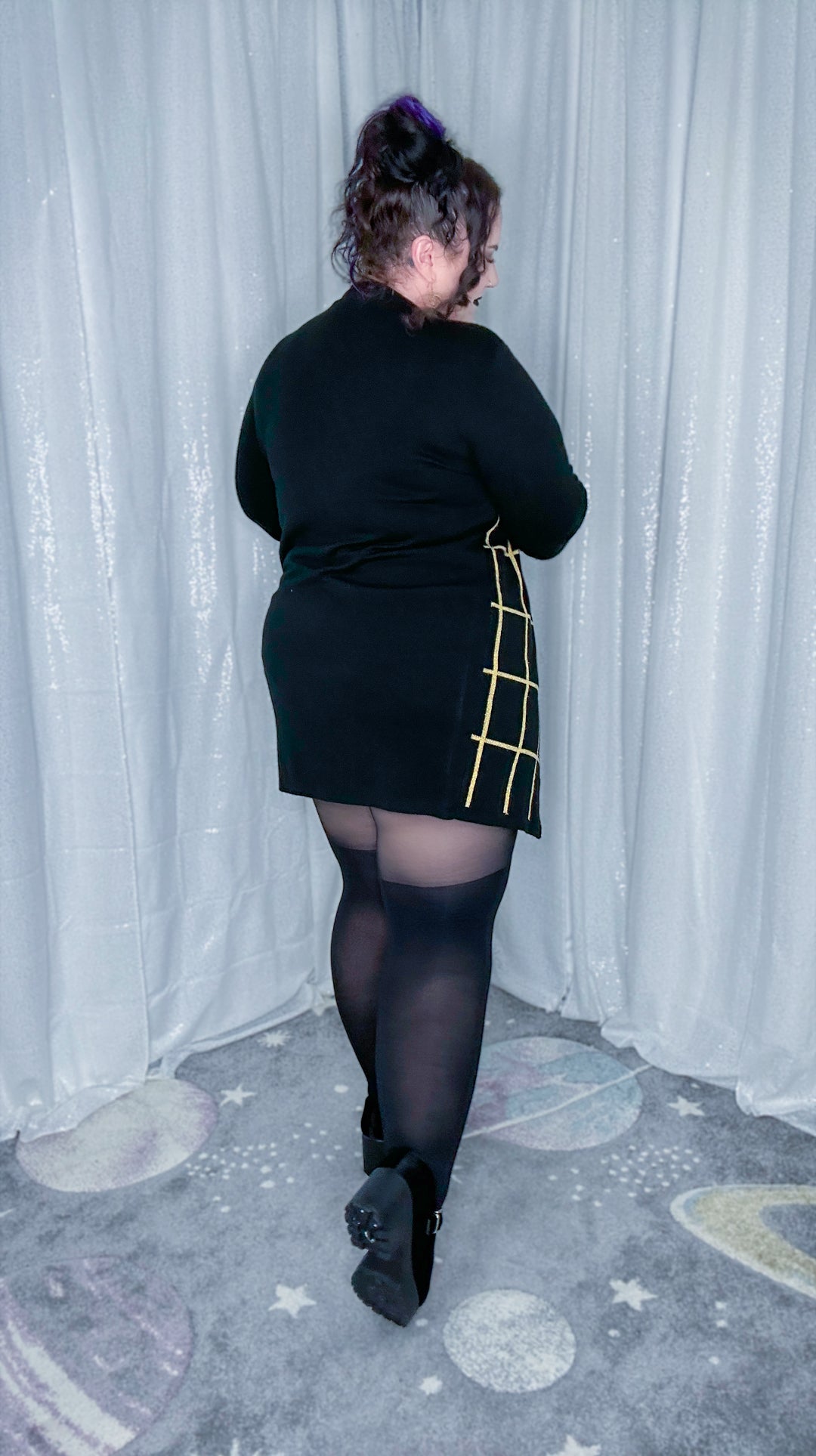 dark science duster sweater