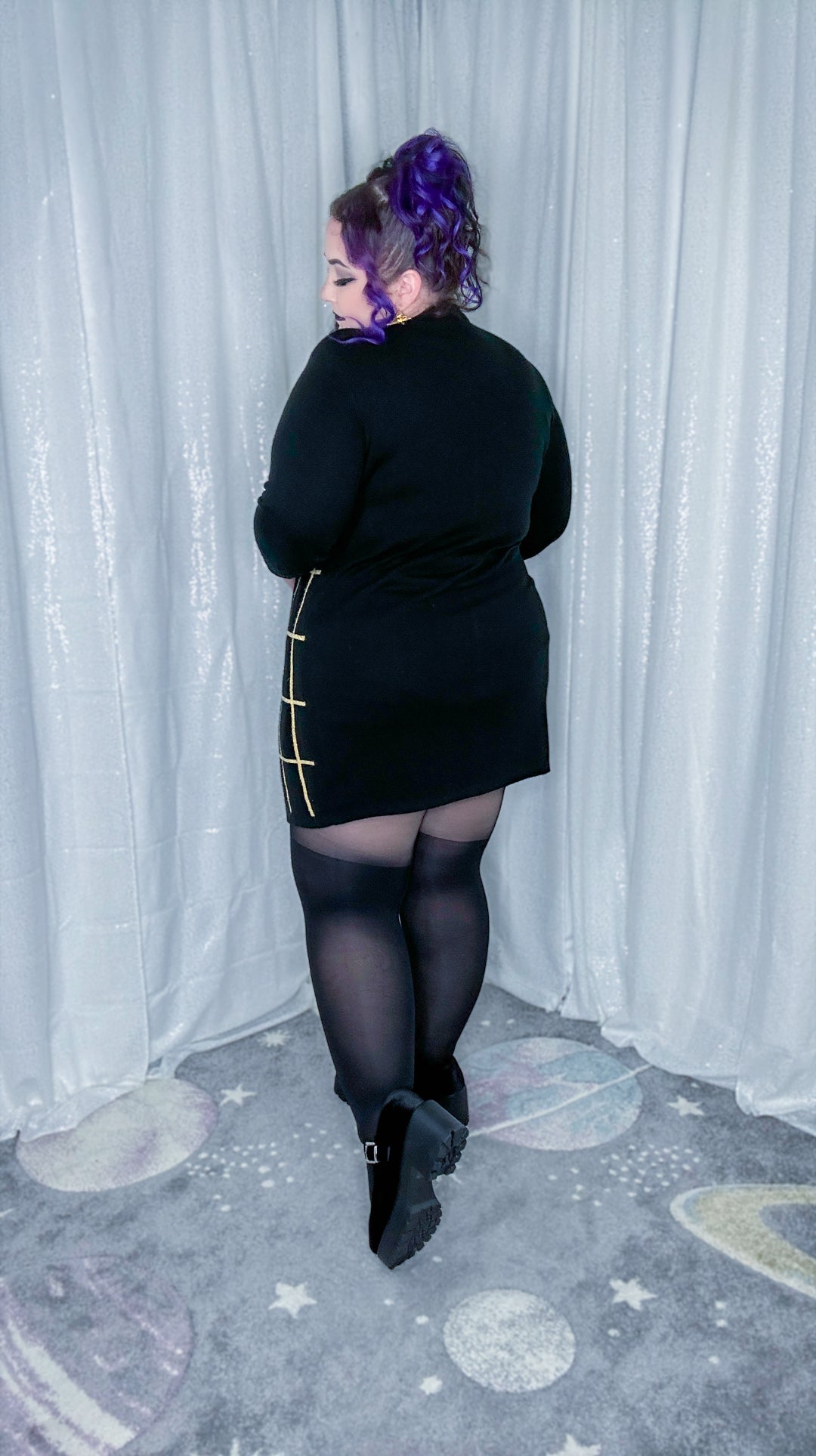 dark science duster sweater