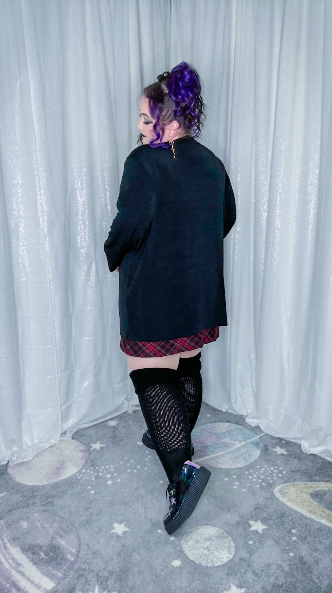 astronomy class duster cardigan