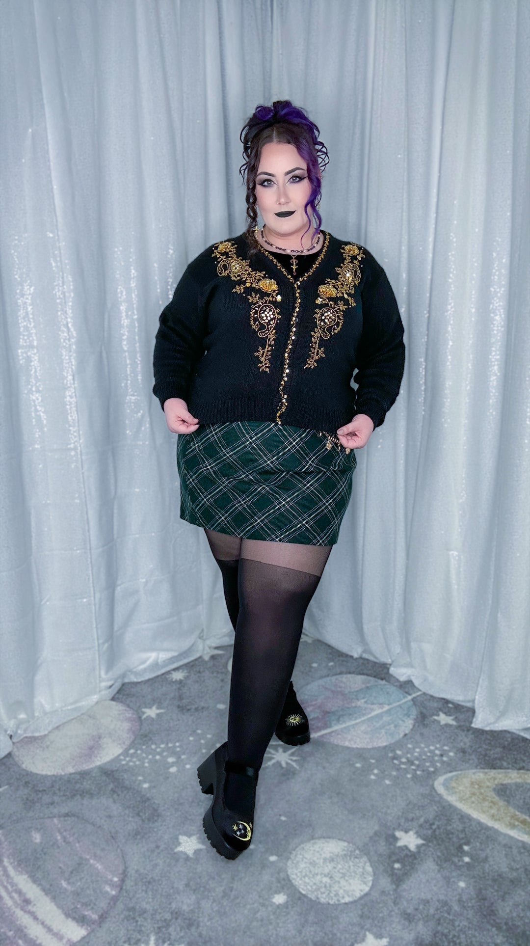 cabinet of curiosities cardigan sweater