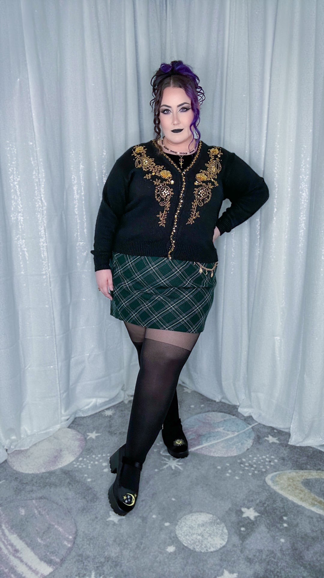 cabinet of curiosities cardigan sweater