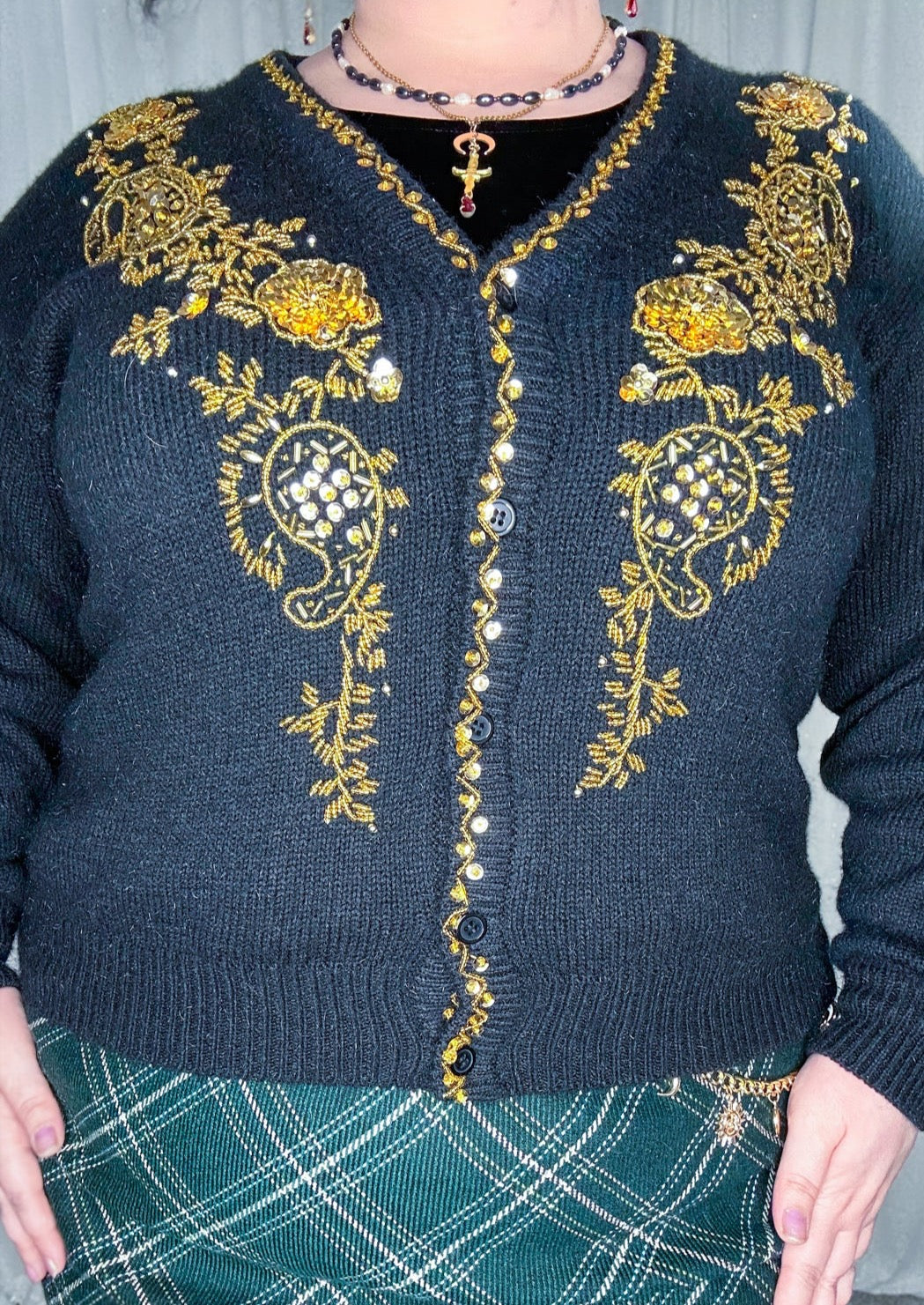 cabinet of curiosities cardigan sweater