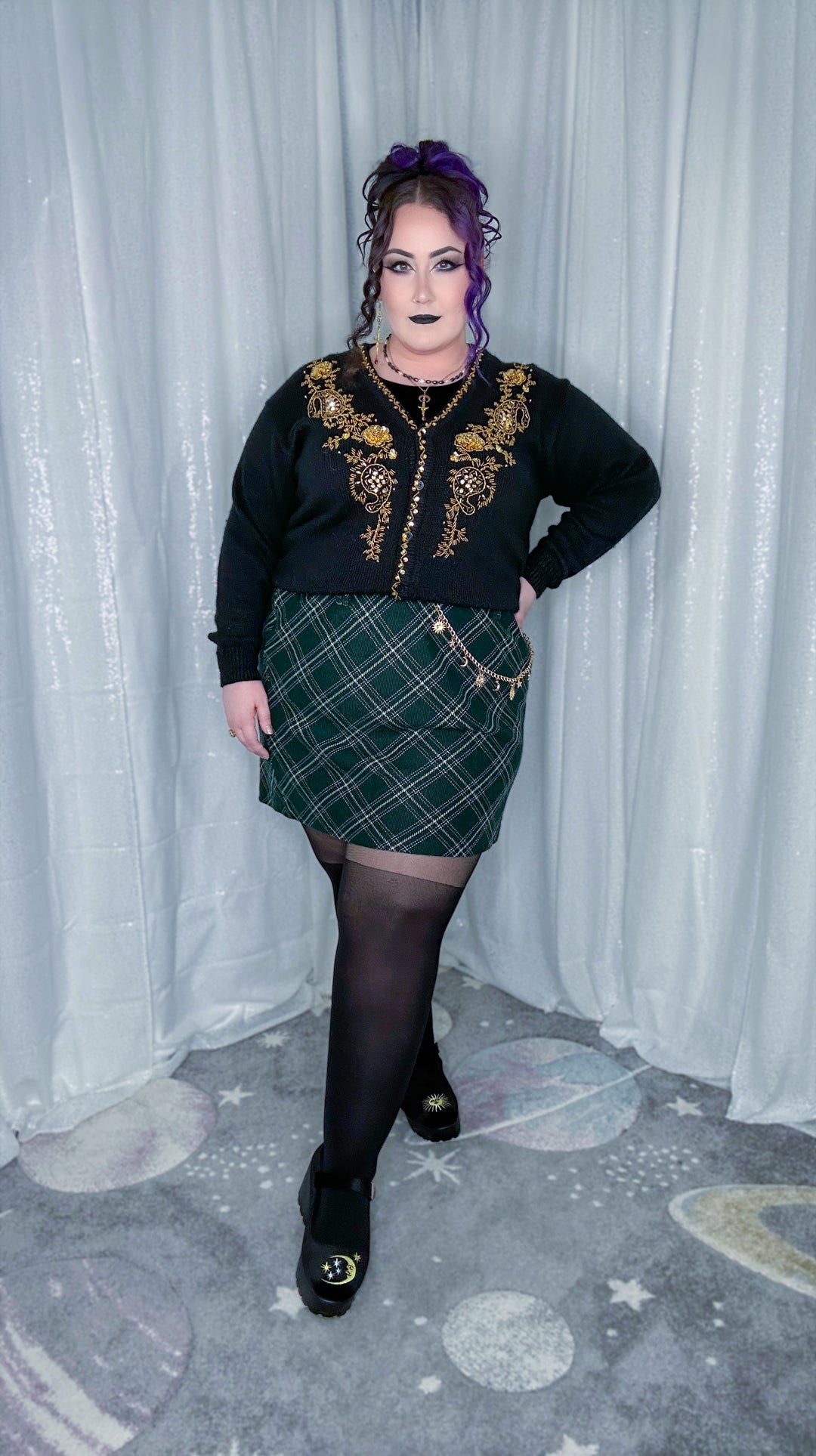 cabinet of curiosities cardigan sweater