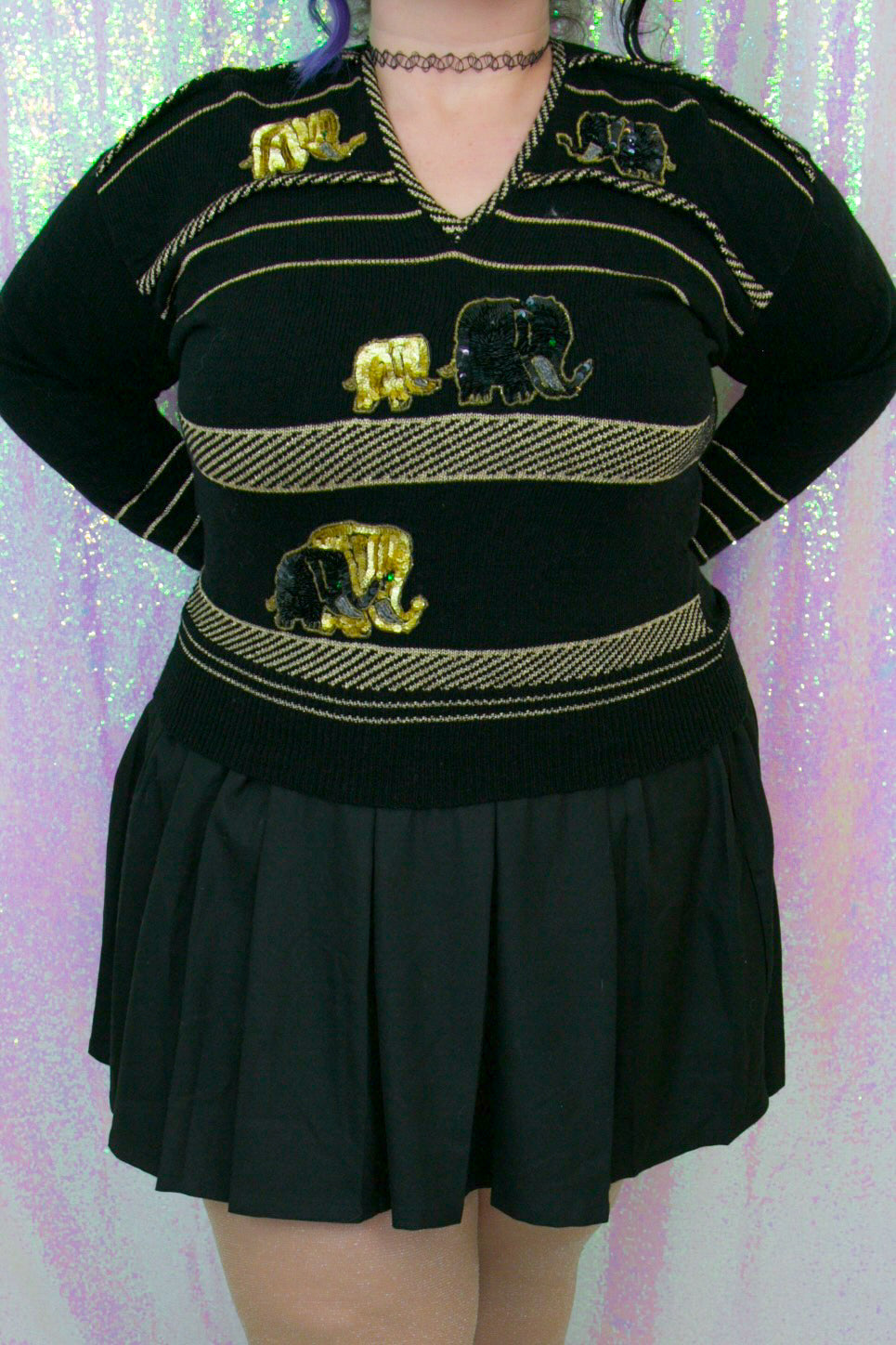 White Elephant Party Sweater