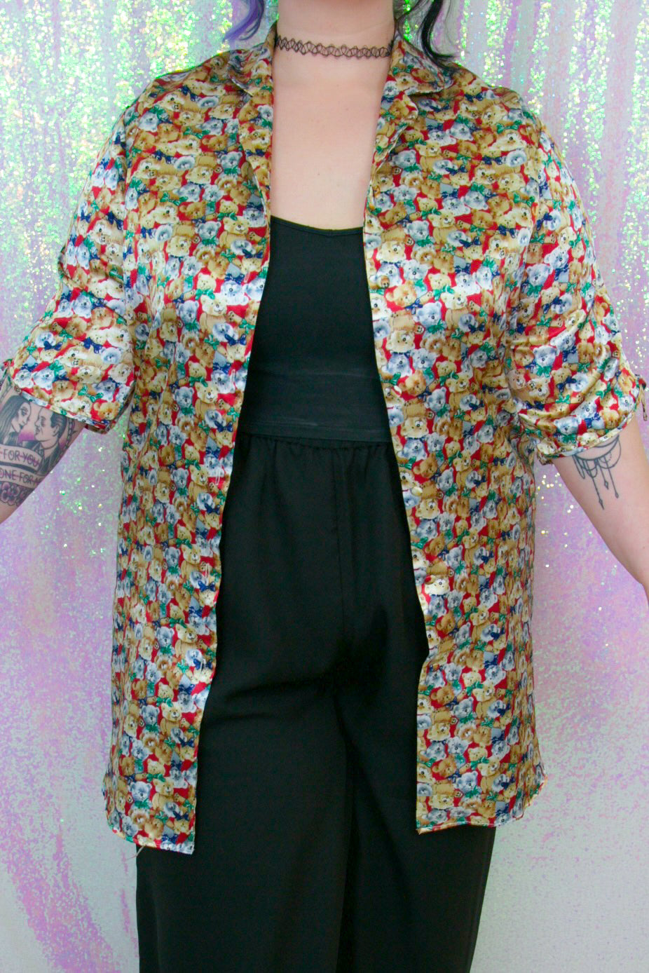 Beary Merry Shirt Dress