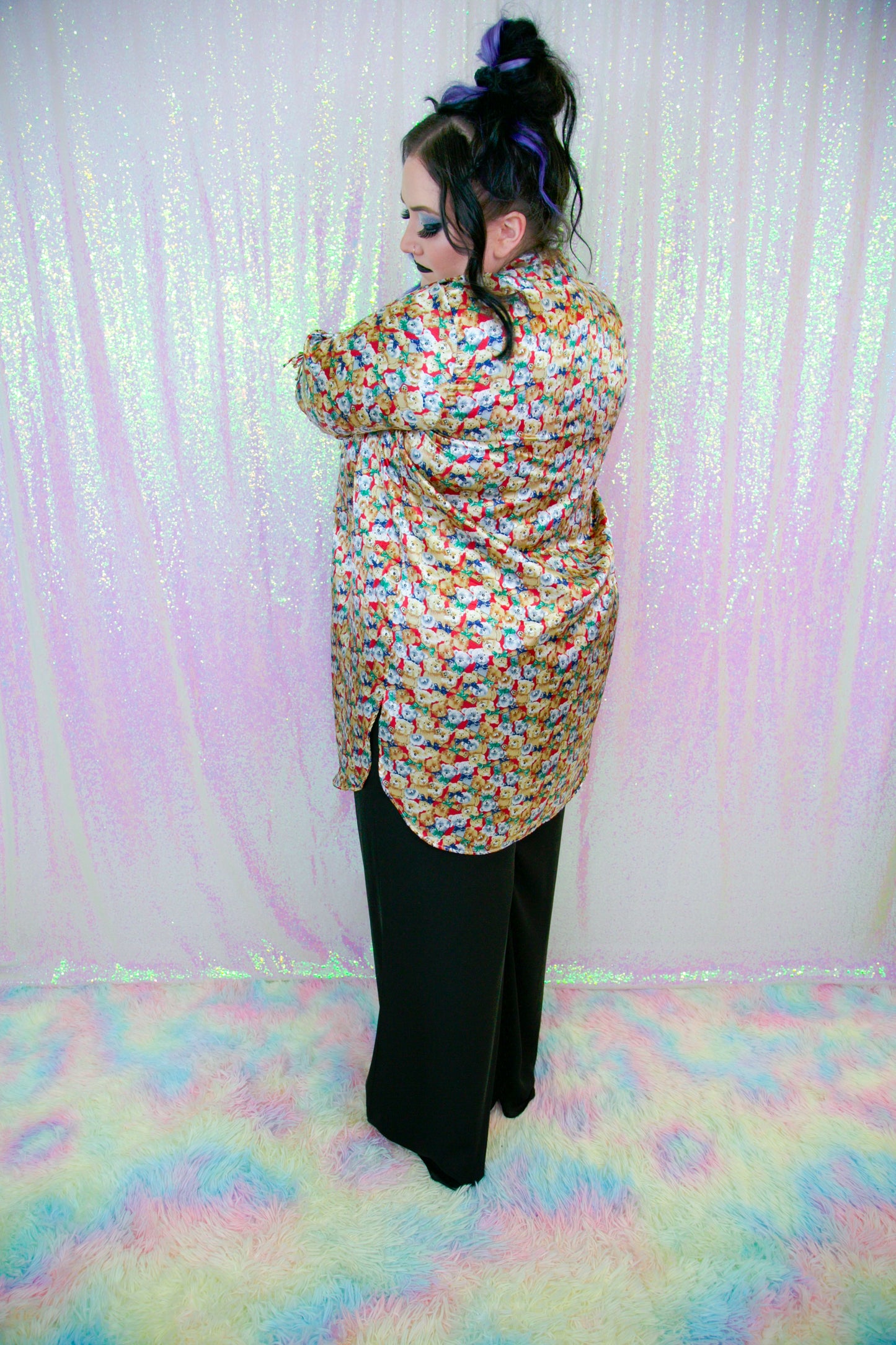 Beary Merry Shirt Dress