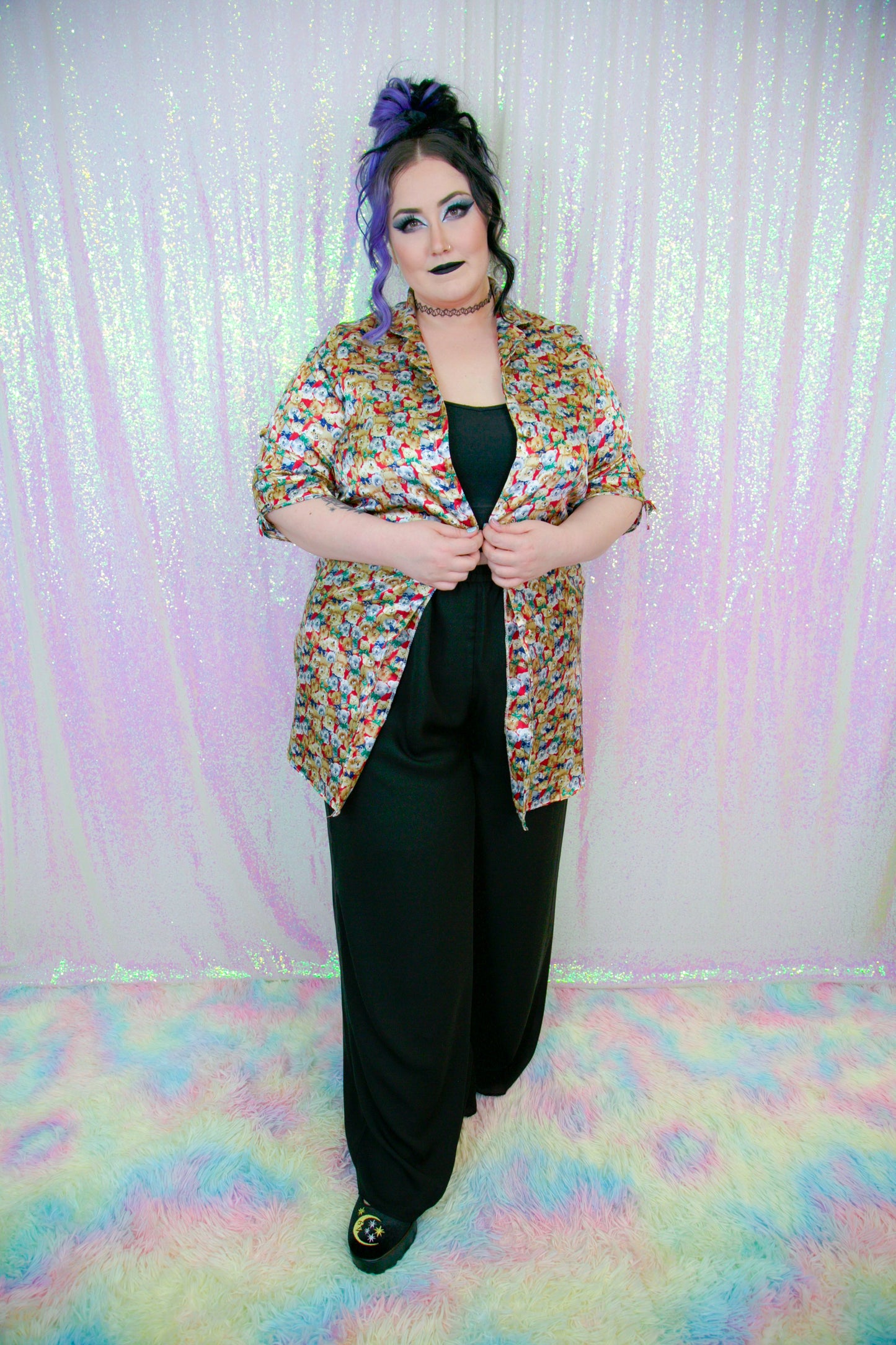 Beary Merry Shirt Dress
