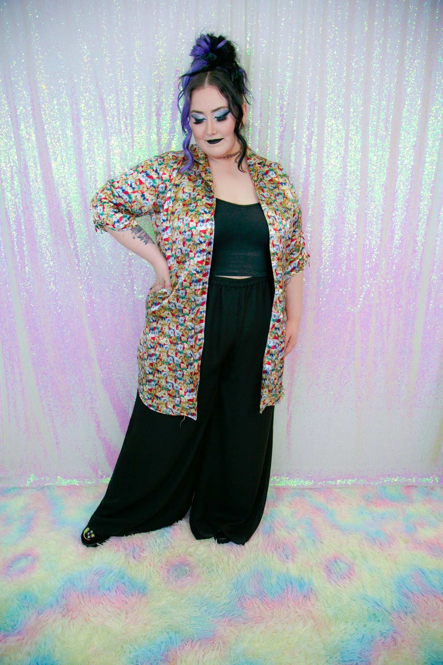 Beary Merry Shirt Dress