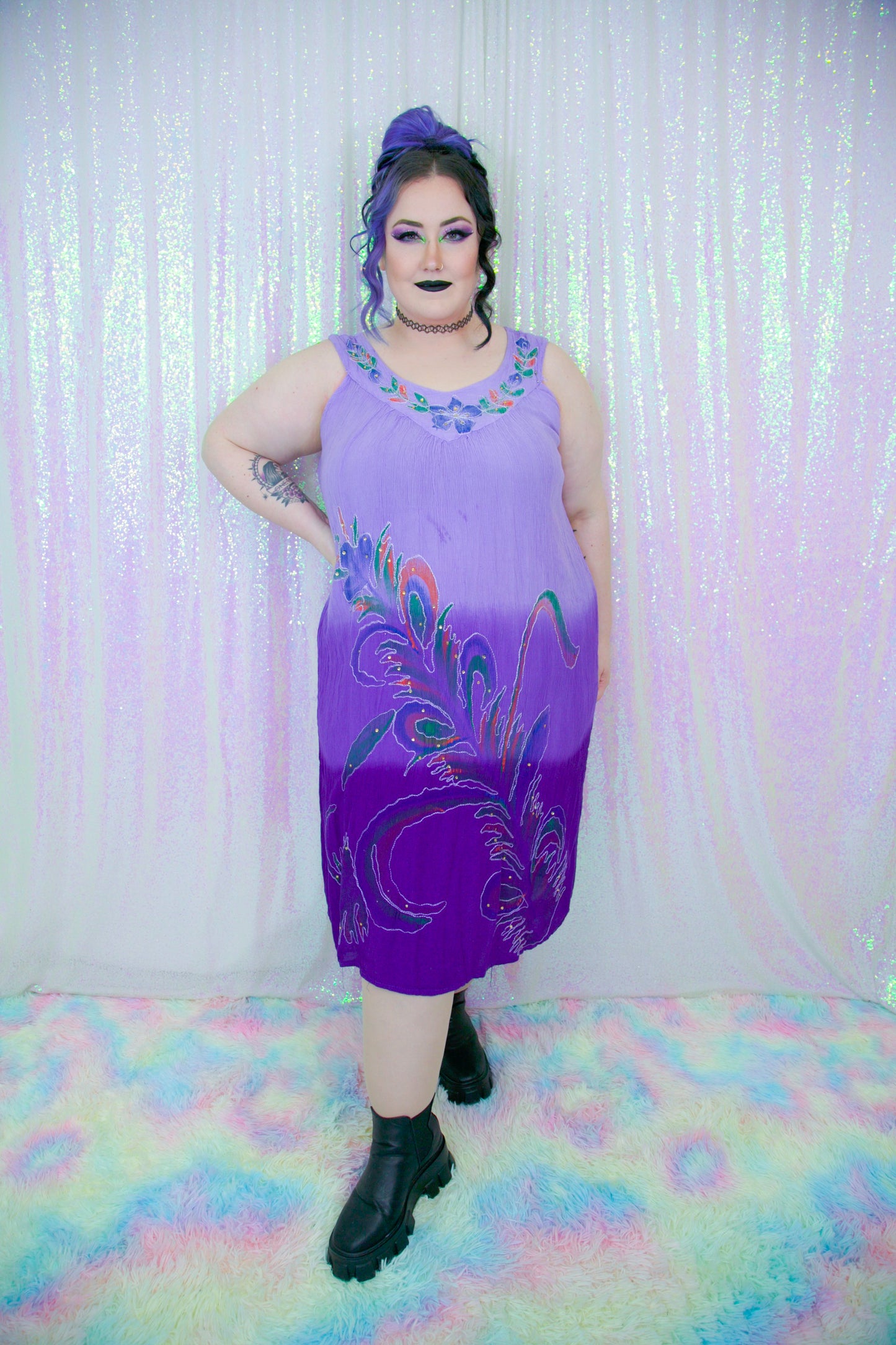 Butterfly Pea Dress