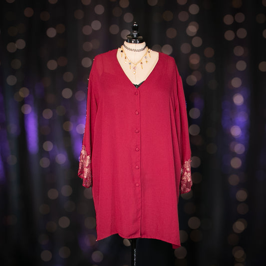 ruby dress