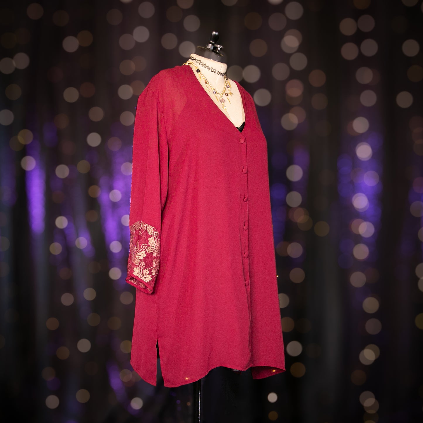 ruby dress