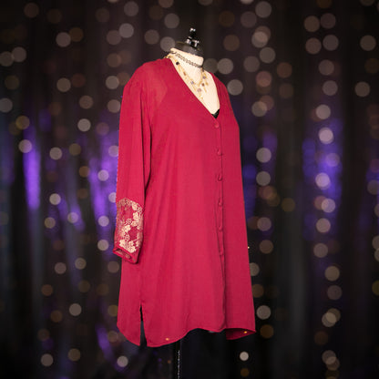 ruby dress