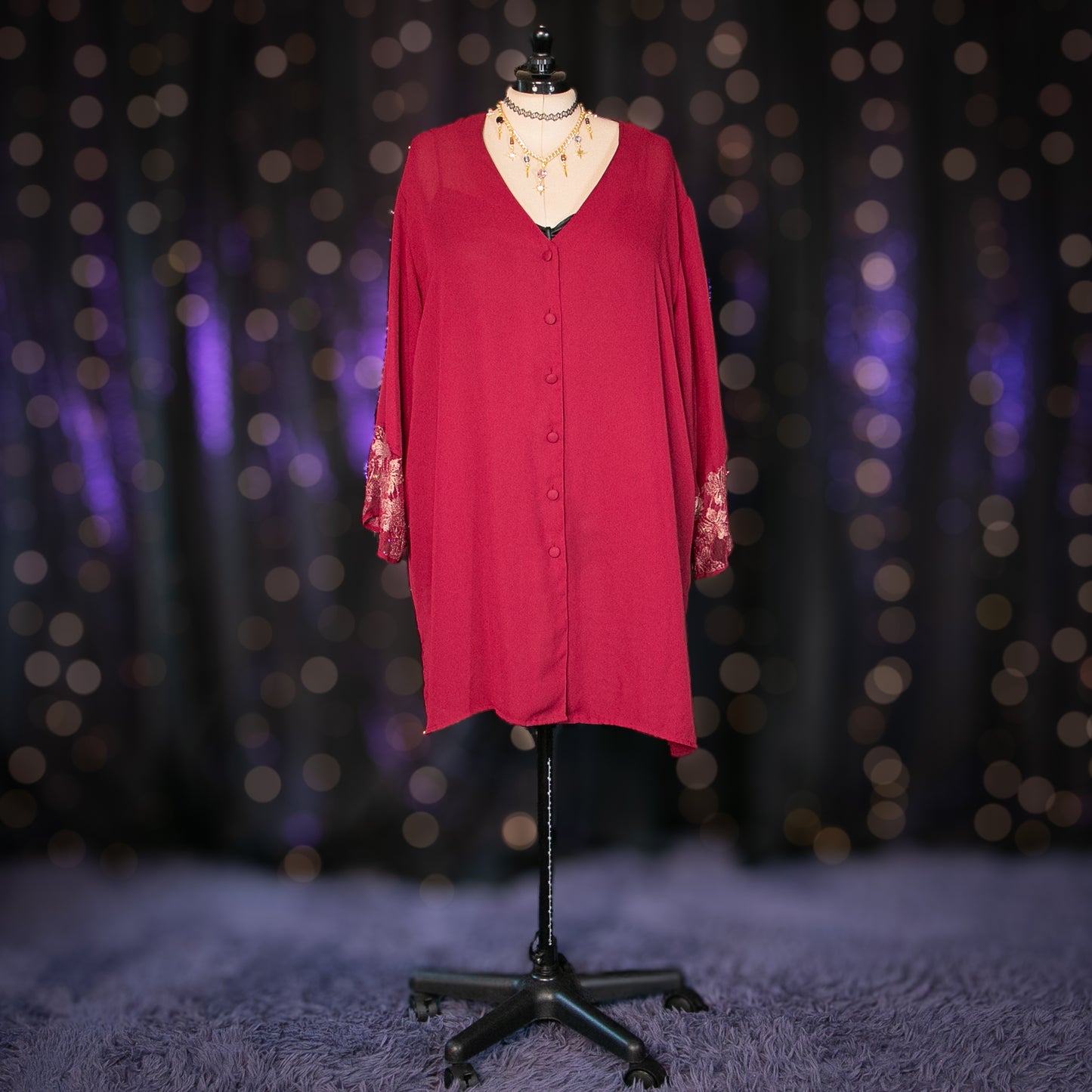 ruby dress
