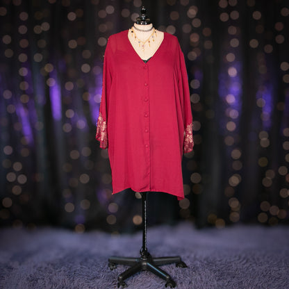 ruby dress