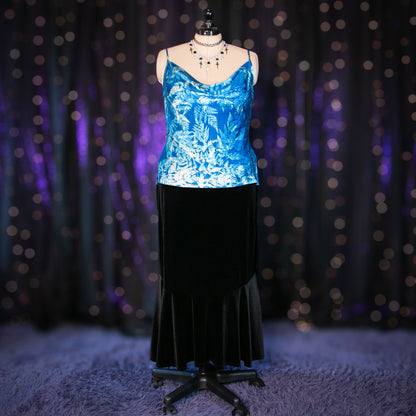 aquamarine top