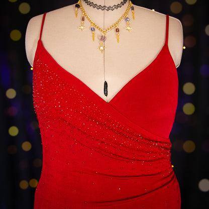 garnet gown