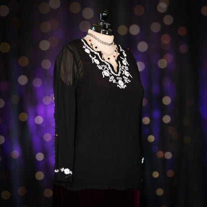 snowflake obsidian top