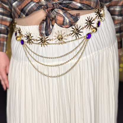 cream chanterelle skirt