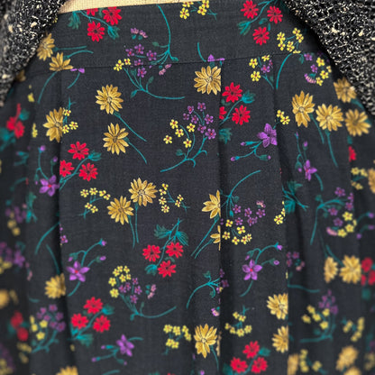 wild flowers skirt