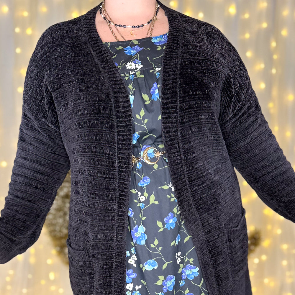 cozy fire sweater duster