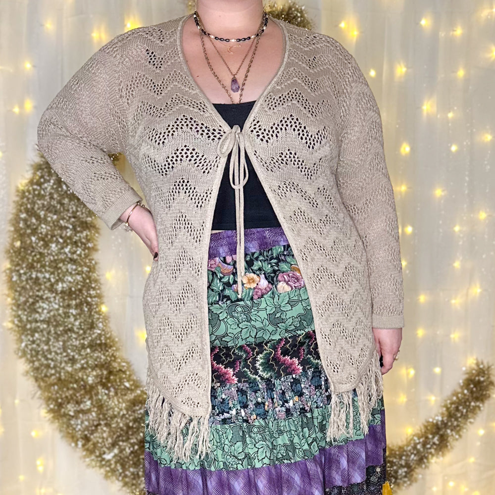 witch hazel cardigan sweater