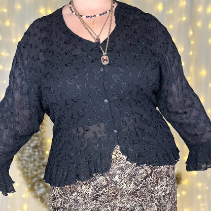 black forest cardigan top