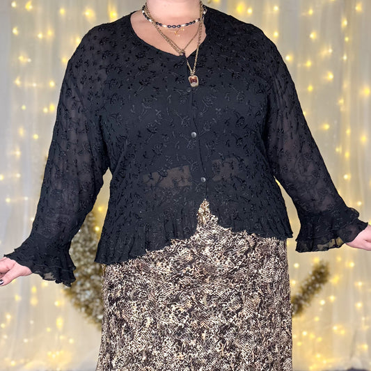 black forest cardigan top