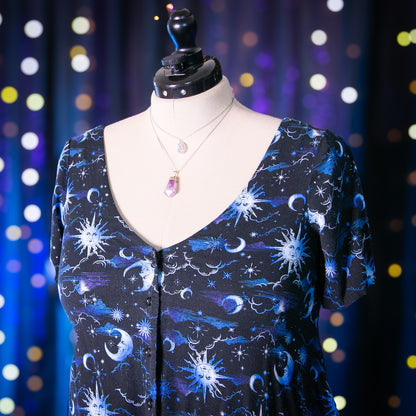 sun and moon dress