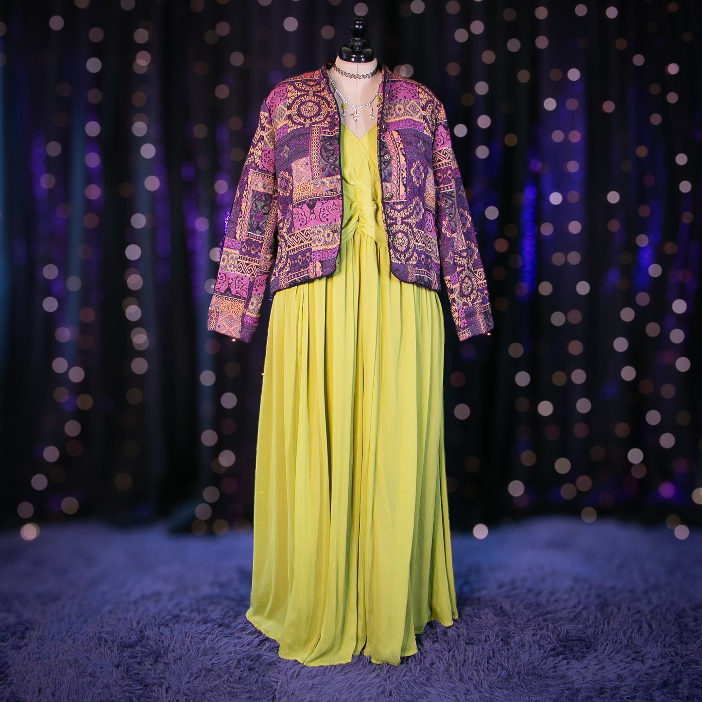 peridot stone dress