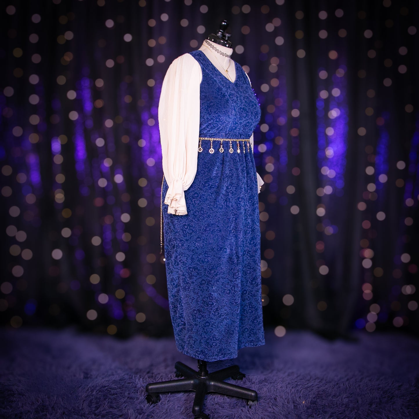 blue belle dress