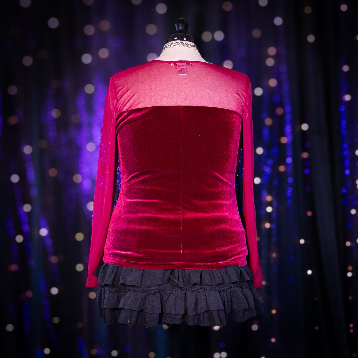 cranberry garnet top