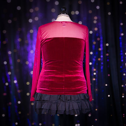 cranberry garnet top