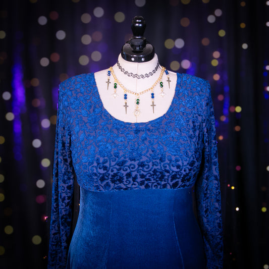 starry sapphire dress