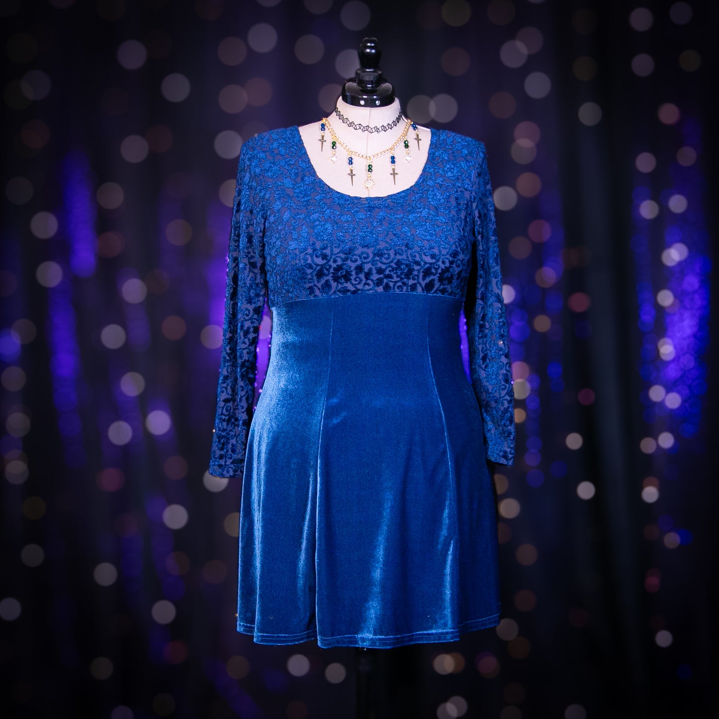 starry sapphire dress