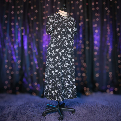 midnight moonflowers dress