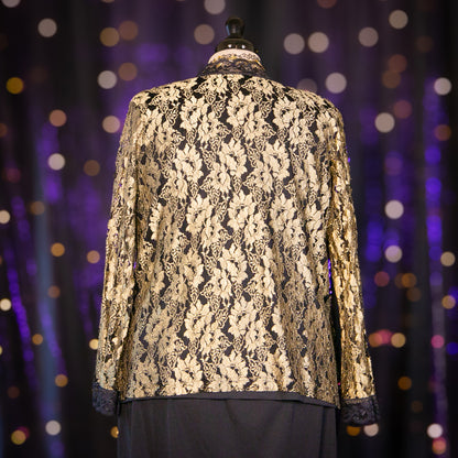 golden goth top