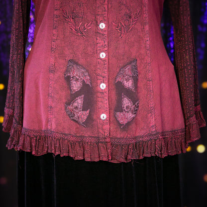 two coffins top