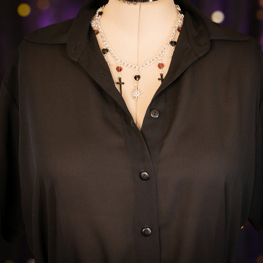 the crow shirt dress