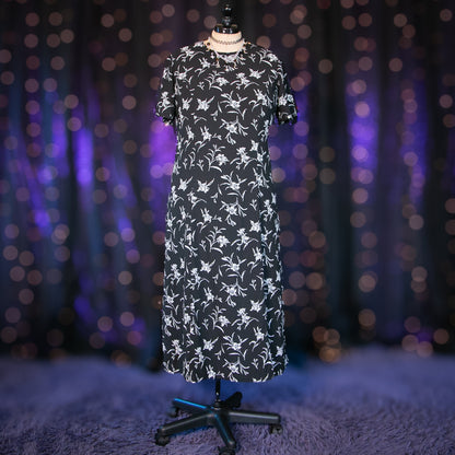 midnight moonflowers dress