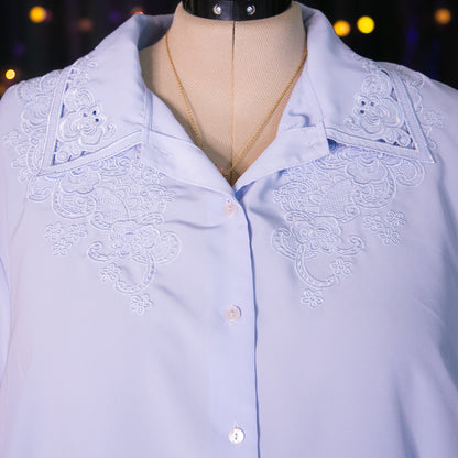 the periwinkle top