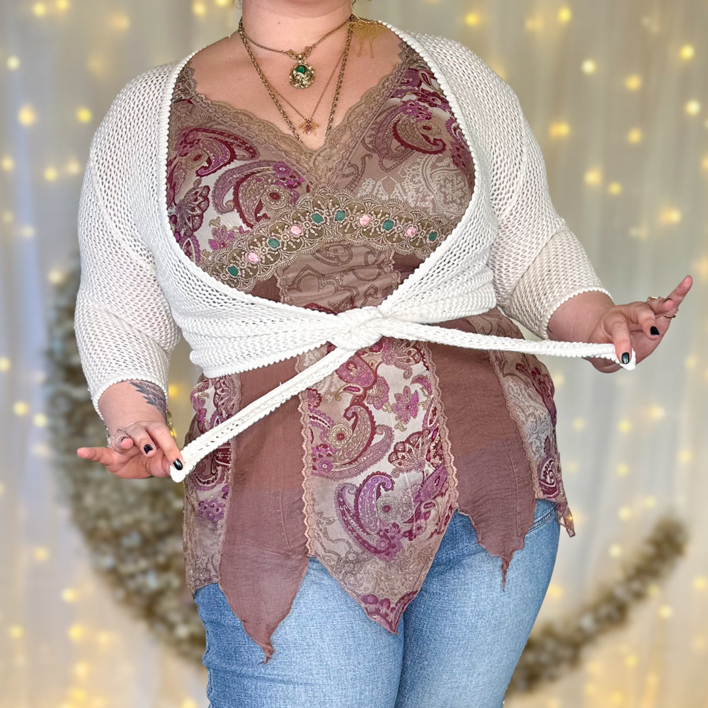 queen ann's lace cardigan