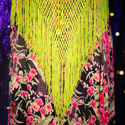 chrysanthemum fairy poncho top