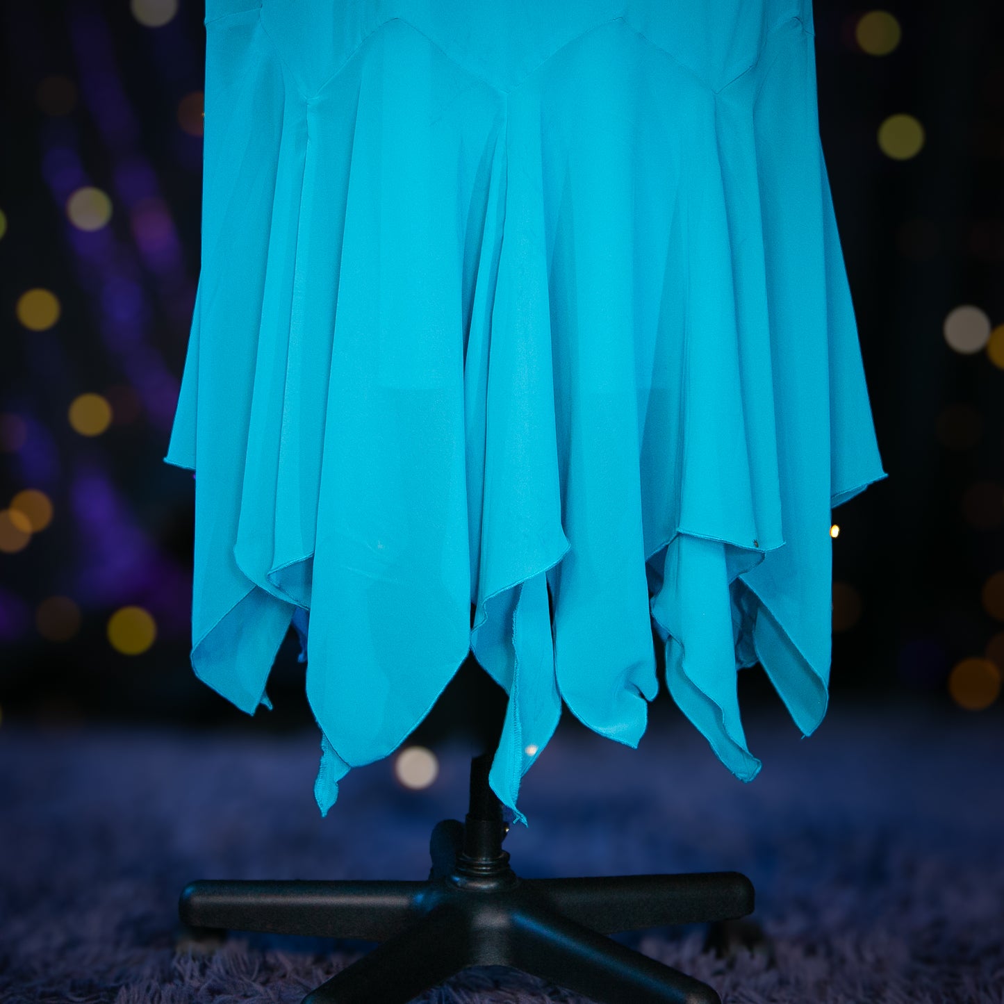 blue poppy fairy dress