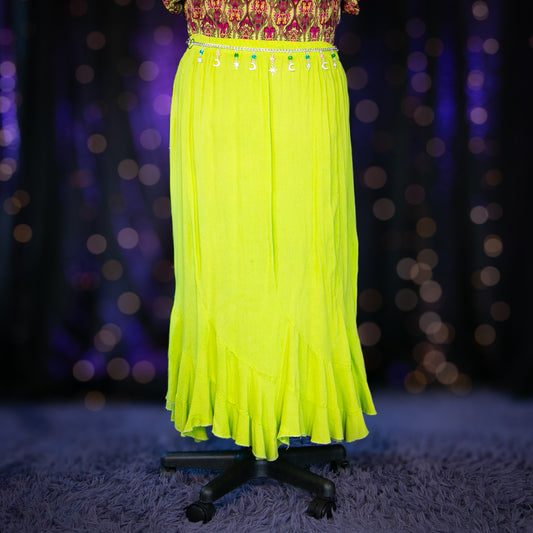 lime hellebore fairy skirt