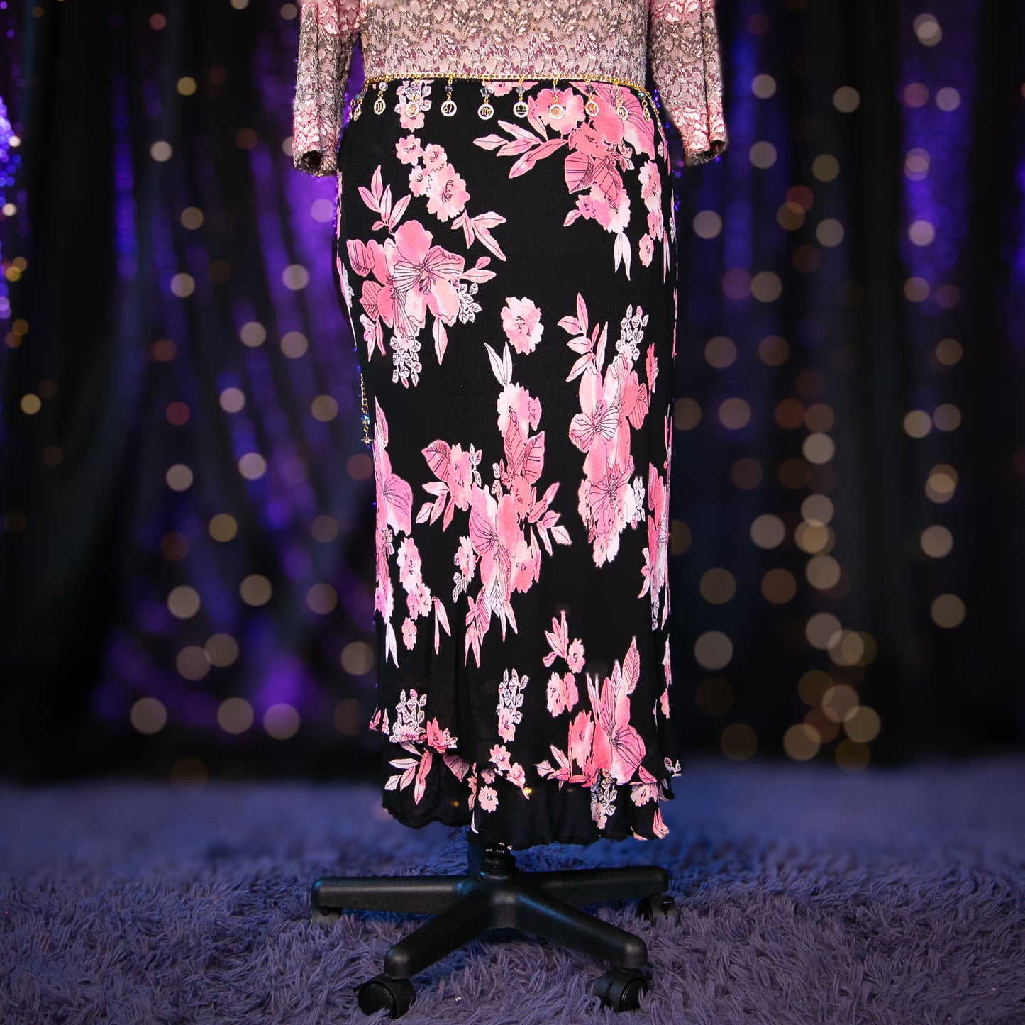 hollyhock fairy skirt