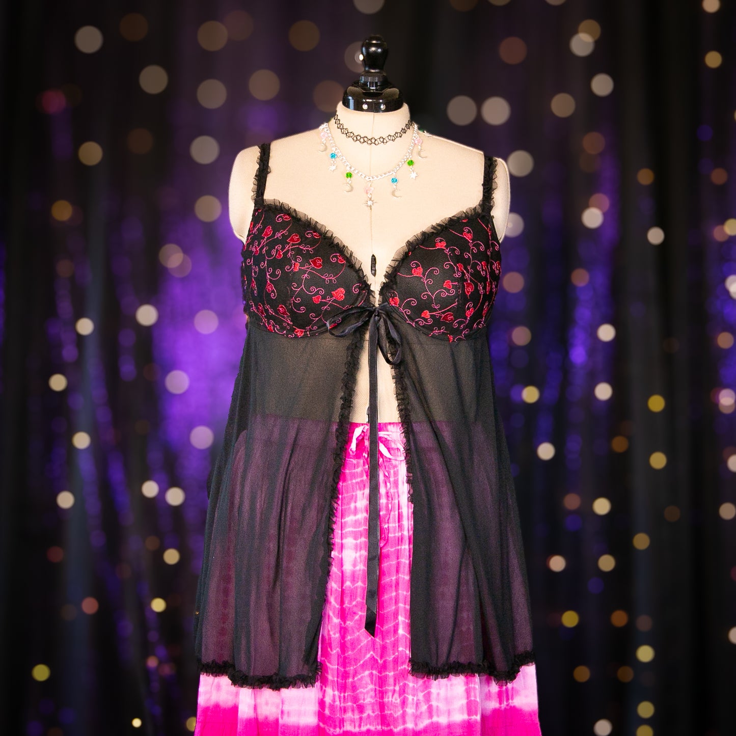 bleeding heart fairy dress