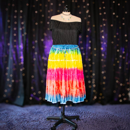 rainbow fairy skirt