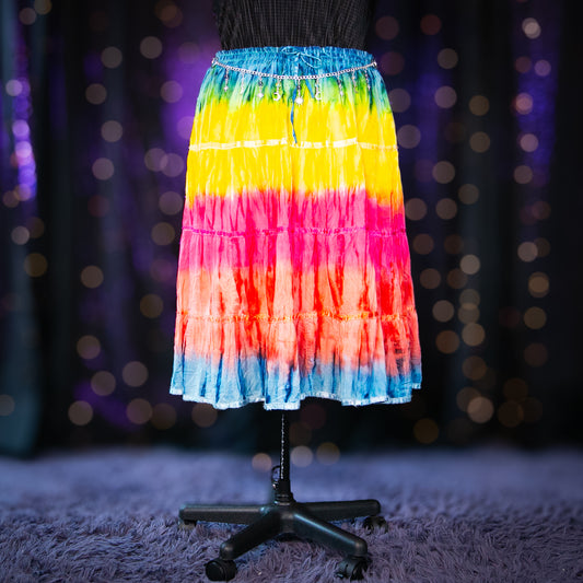 rainbow fairy skirt